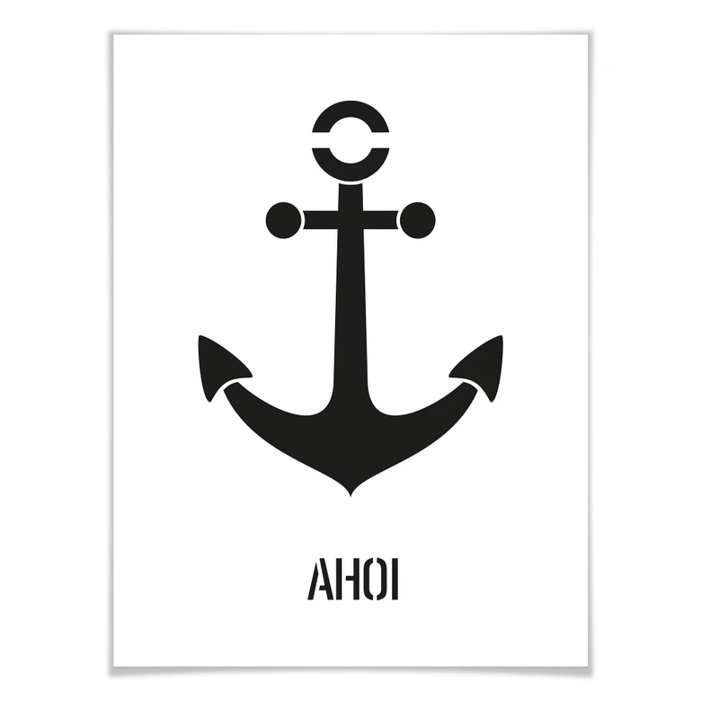 Poster Anker Ahoi 