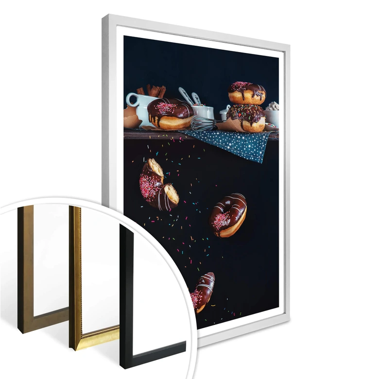 Poster Belenko - Donuts from the top 