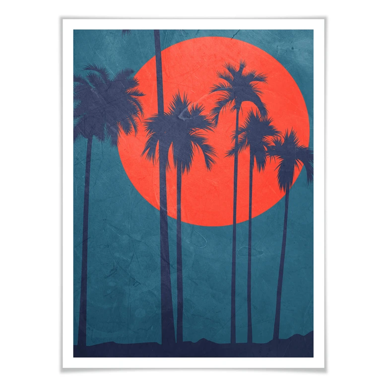 Poster Kubistika - Côte d'Azur 
