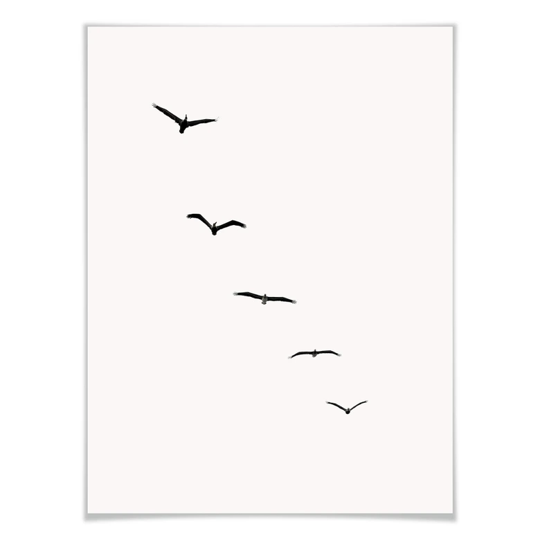 Plakat - Kubistika - Højt på himlen 