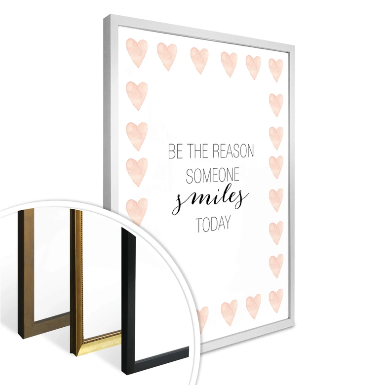 Poster Confetti & Cream - be the reason someone smiles 