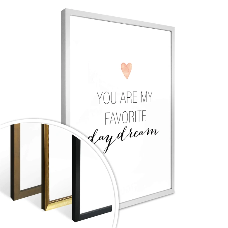 Poster Confetti & Cream - You are my favorite daydream 