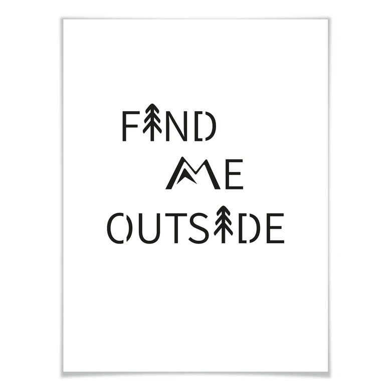 Poster - Find me outside 