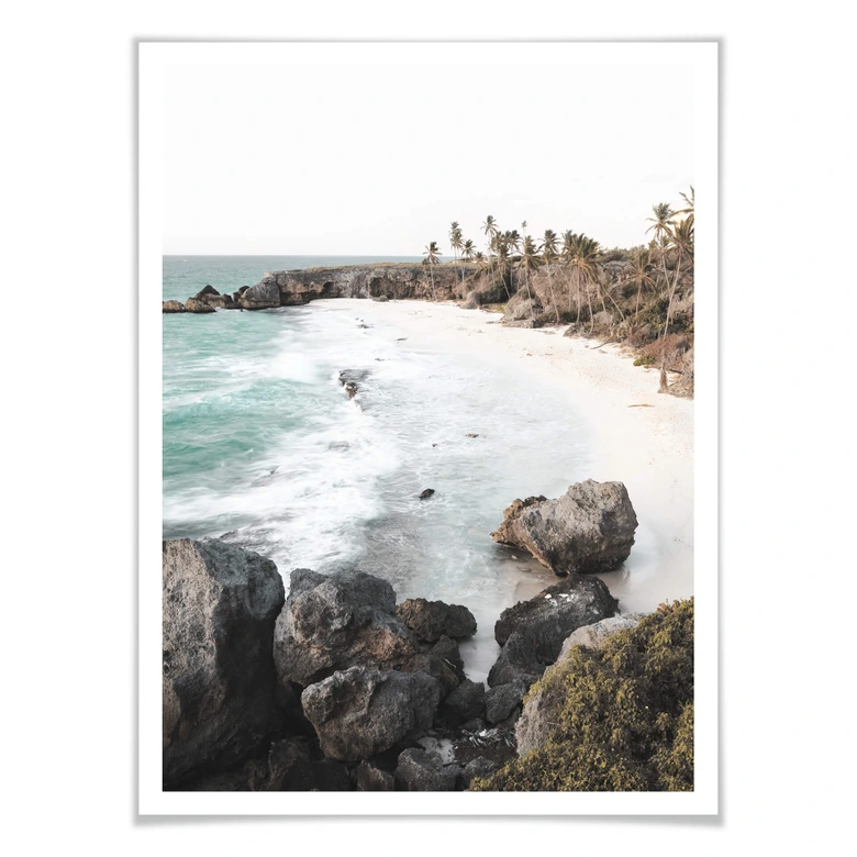 Poster Colombo - Strand auf Barbados 