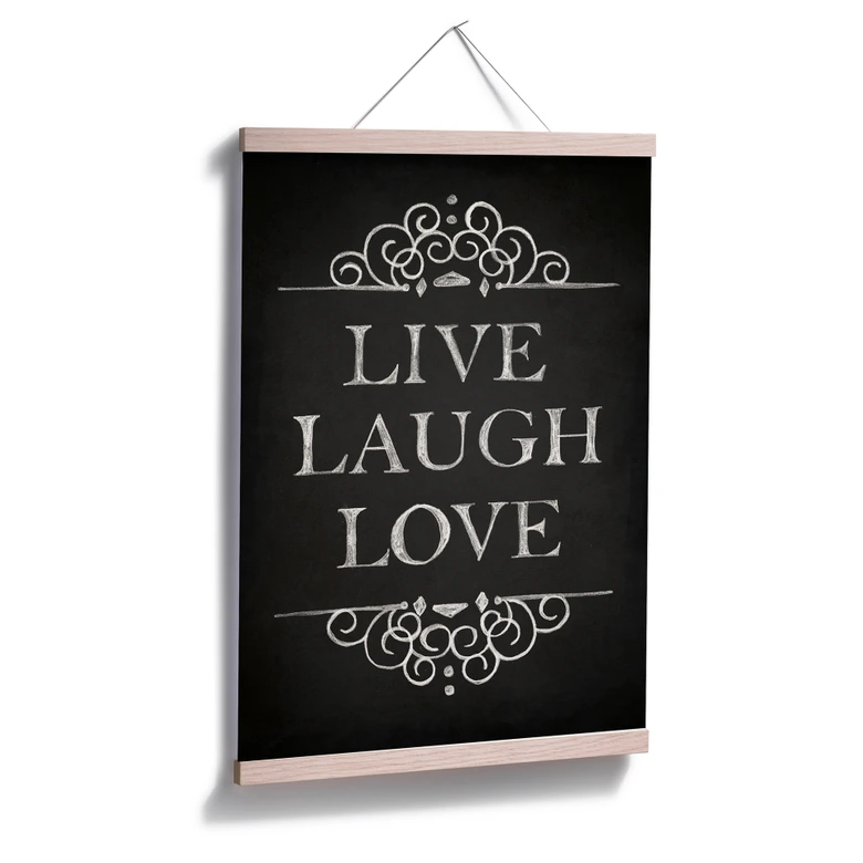 Poster Live Laugh Love 