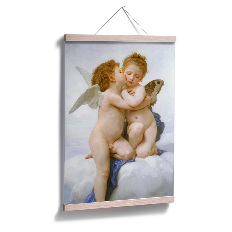 Poster Bouguereau - Der erste Kuss 