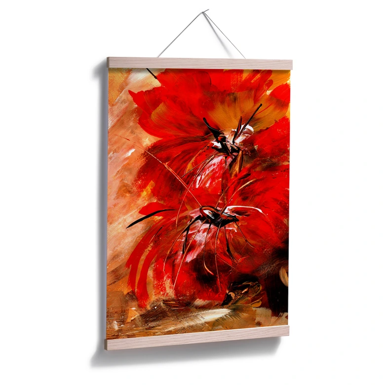 Poster Niksic - Feuerblumen 