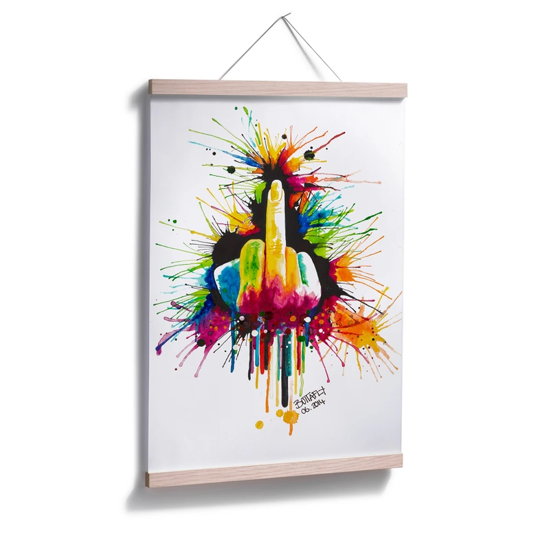 Poster - Buttafly - Fuck the System 