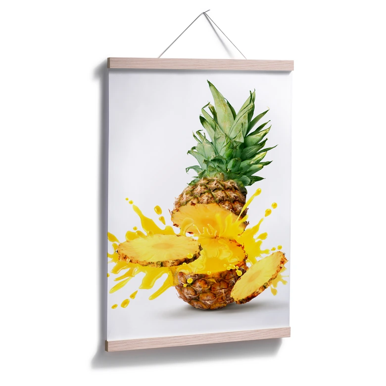 Poster Splashing Pineapple 