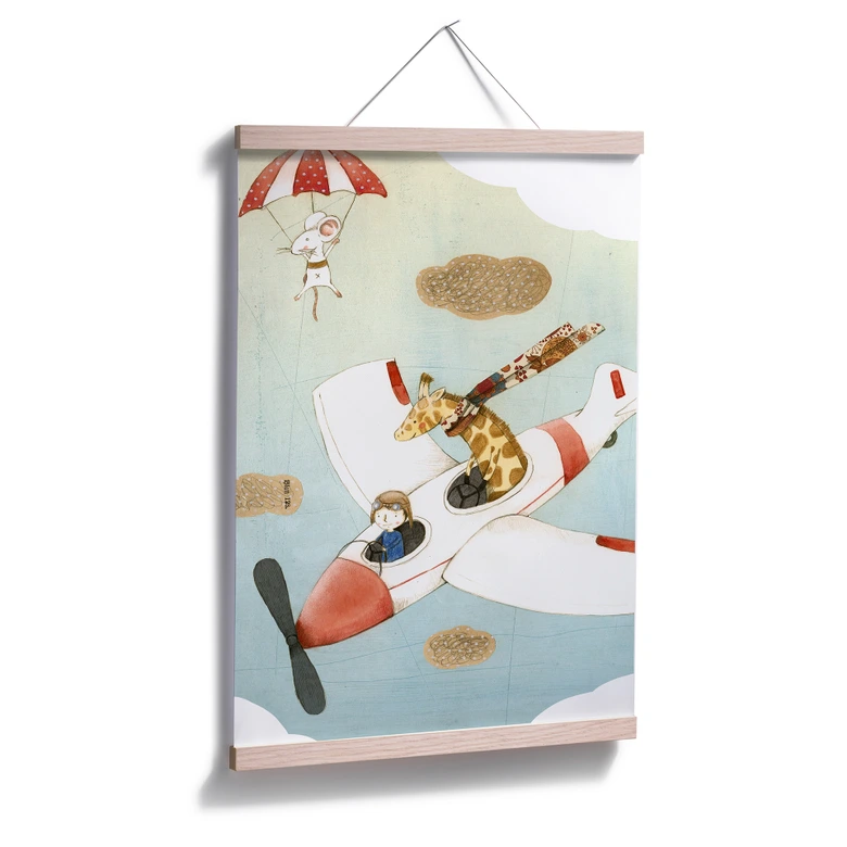 Poster Loske - Flugreise 
