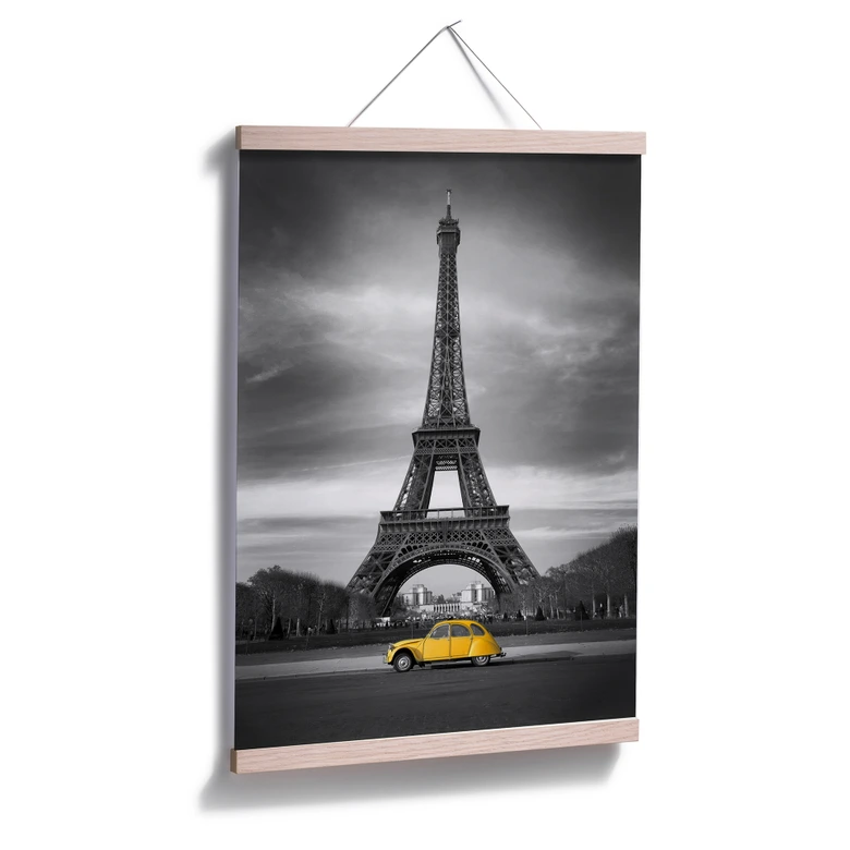 Poster La vie est belle - geel 