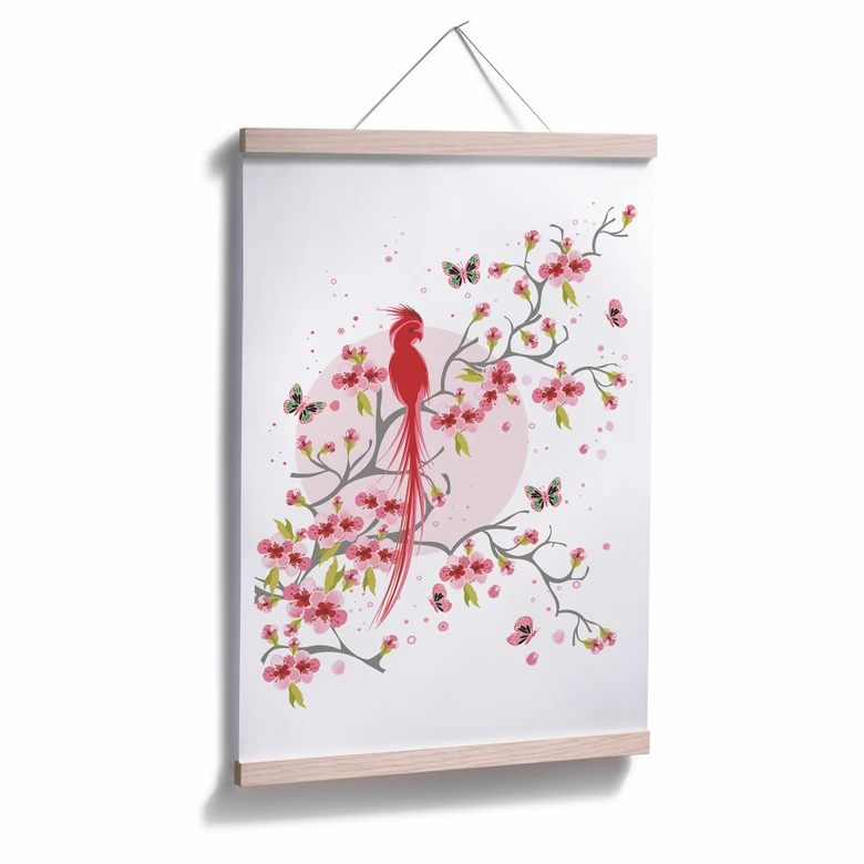 Poster Paradiesvogel 