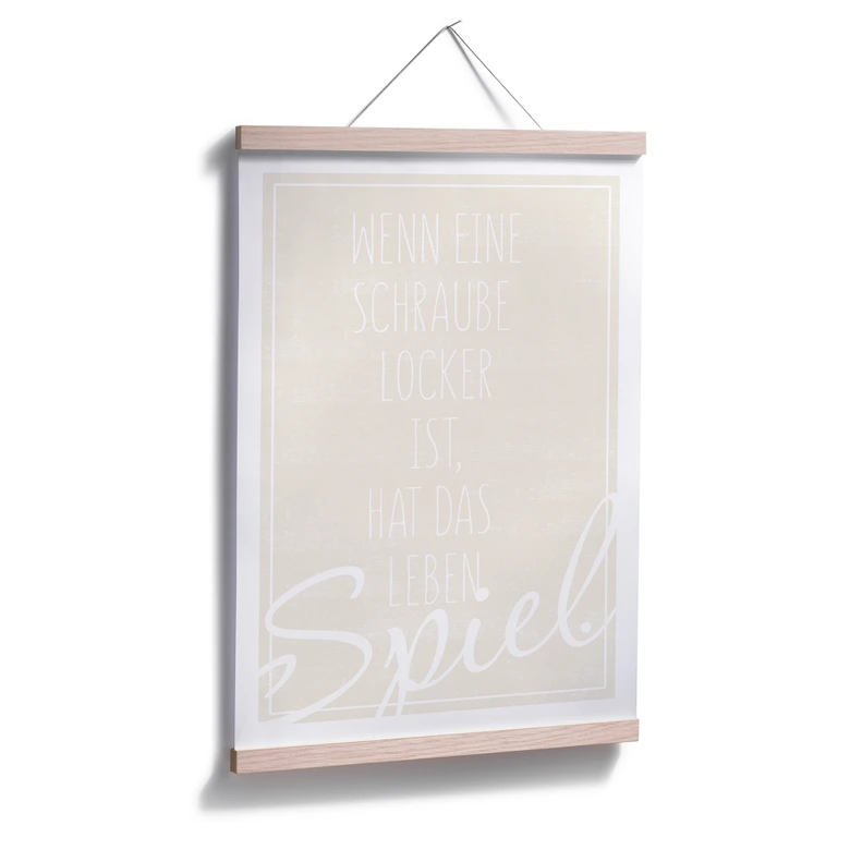 Poster Wenn eine Schraube locker ist... 