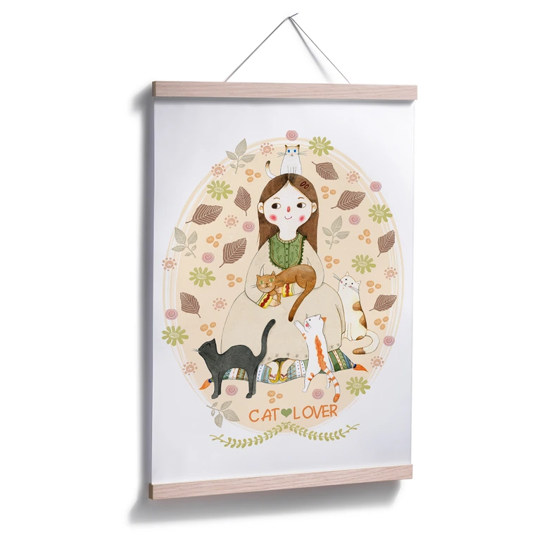 Poster Loske - Cat Lover 