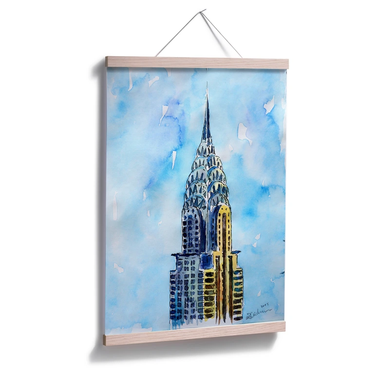 Poster Bleichner - Chrysler Building in NYC 