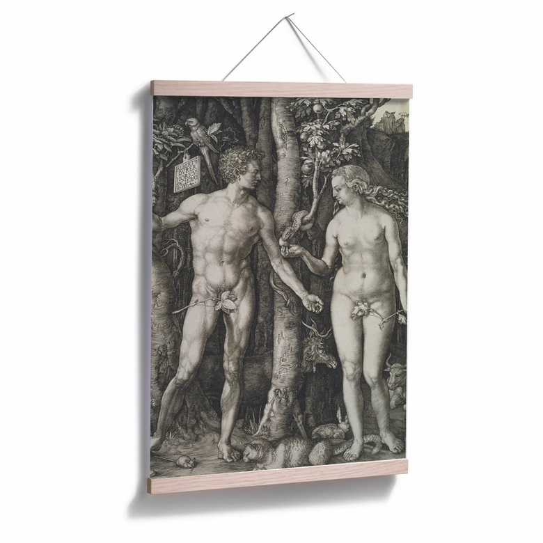 Poster Dürer - Adam und Eva 
