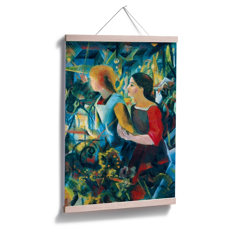 Poster Macke - Zwei Mädchen 