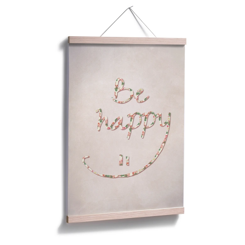 Poster Be happy 