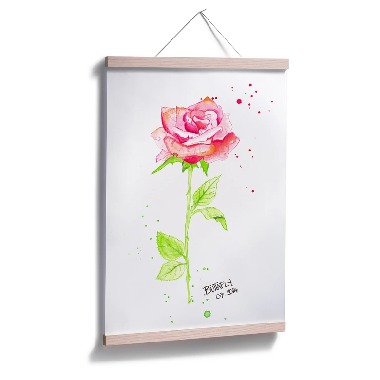 Poster Buttafly - Rose 