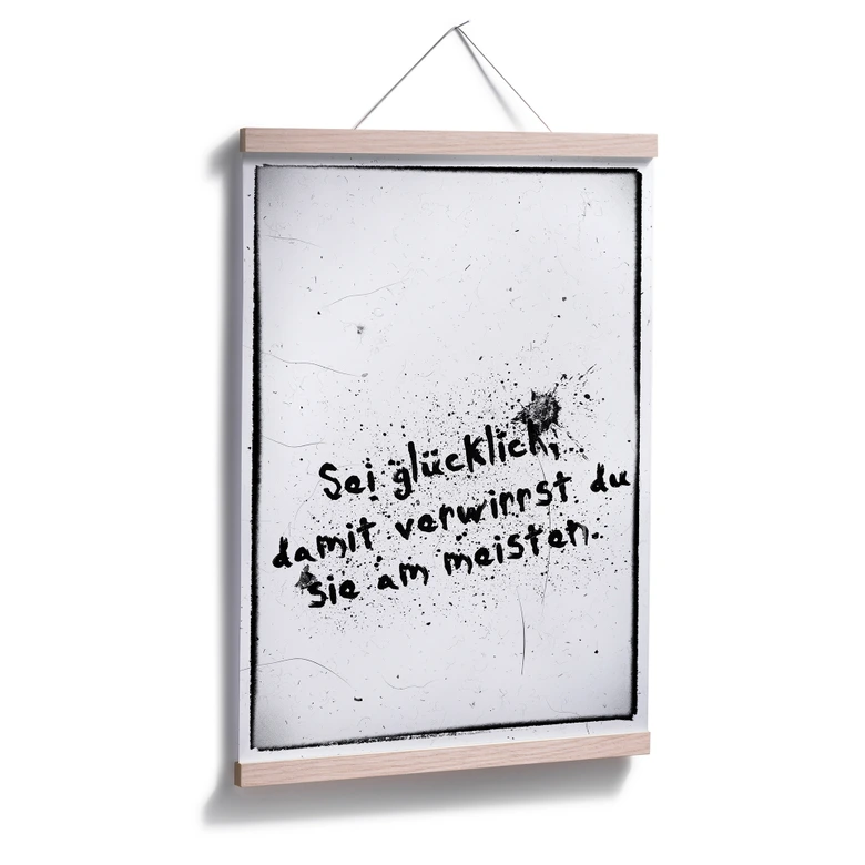 Poster Sei glücklich, damit verwirrst du sie alle 