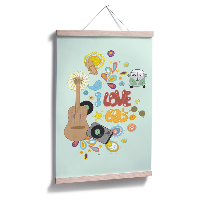 Poster Loske - I love the 60s 
