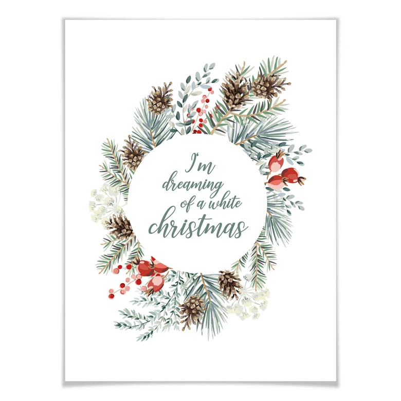 Poster - I'm dreaming of a white christmas 