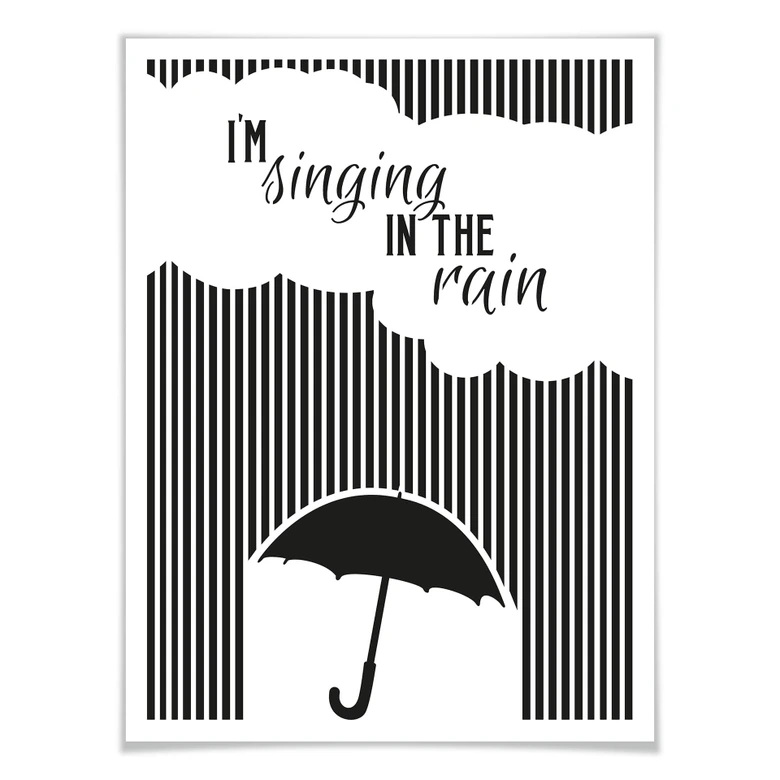 Poster - I'm singing in the rain 