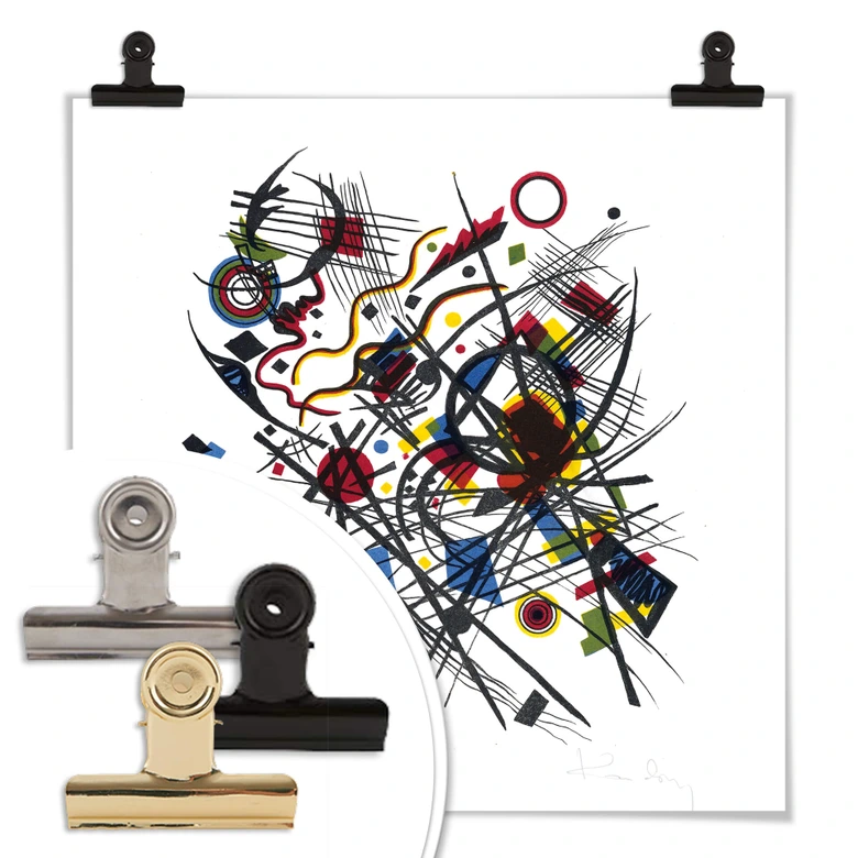 Poster Kandinsky - Lithographie fuer die Bauhausmappe 