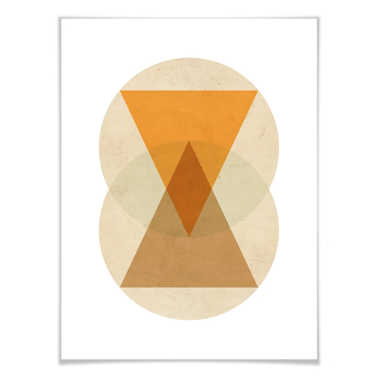Poster Nouveauprints - Circles and Triangles  