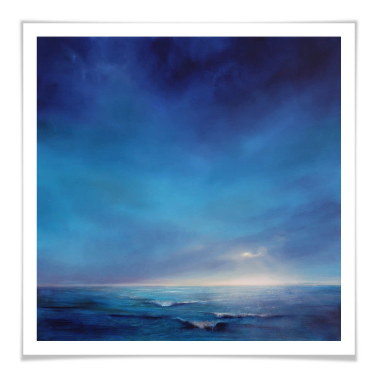 Poster Schmucker - Lichtstreif - Quadratisch 