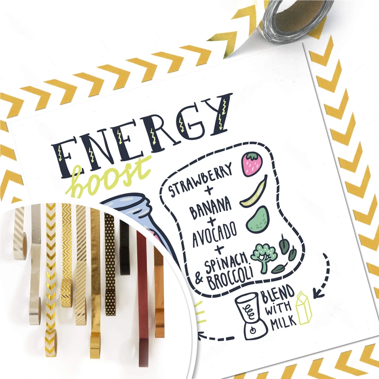 Poster Energy Boost - vierkant 