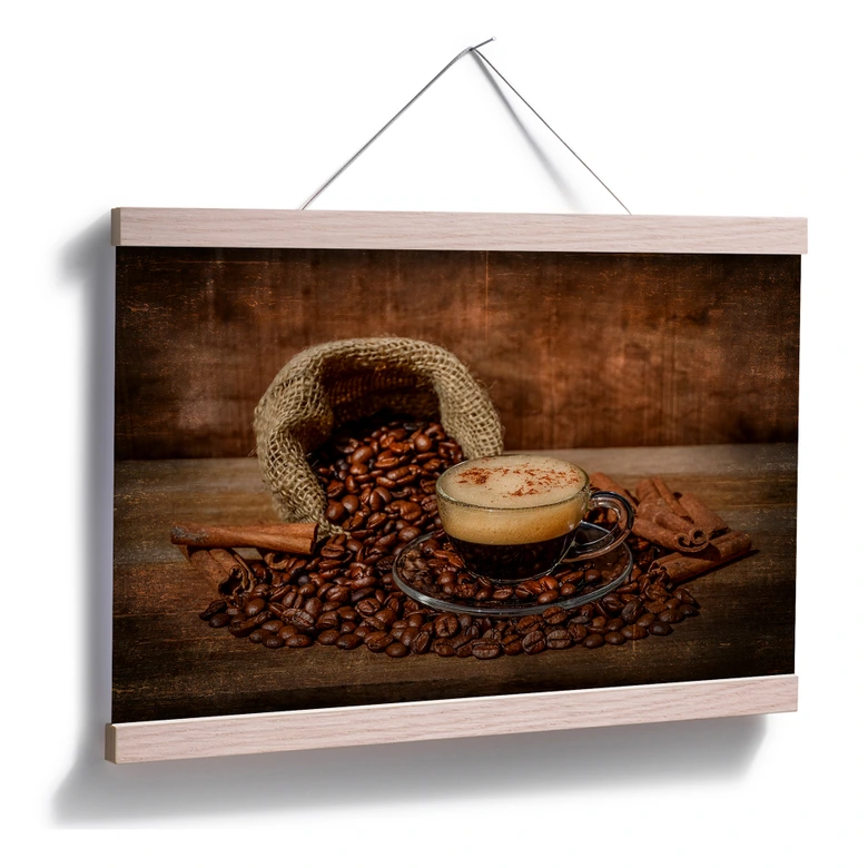 Poster Perfoncio - Kaffee rustikal 