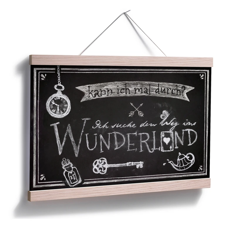 Poster Ich suche den Weg ins Wunderland 
