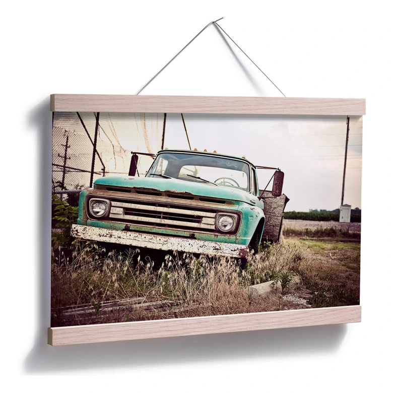 Poster American rusted Truck 