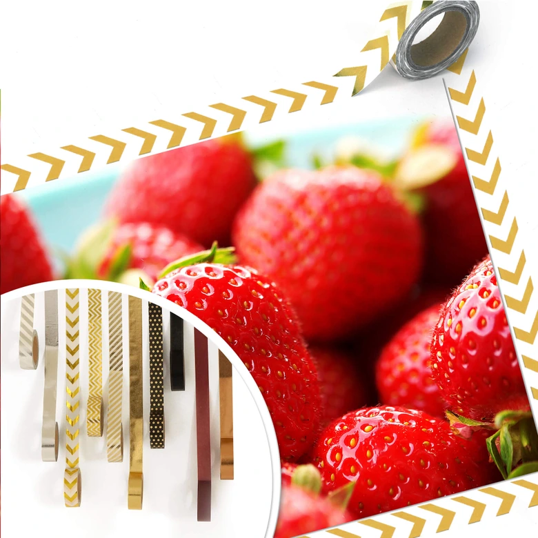 Poster Erdbeeren aus dem Garten 