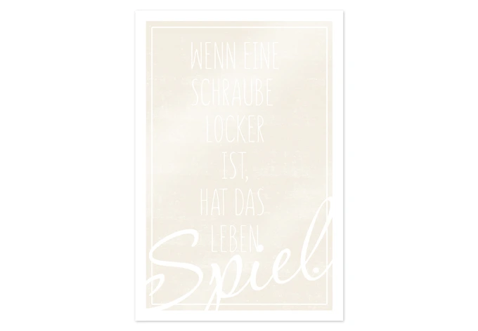 Poster Das Leben genießen - Set (3-teilig) 