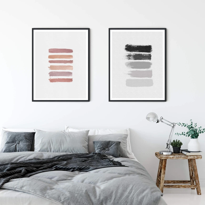 Poster Orara Studio - Black and White Stripes 