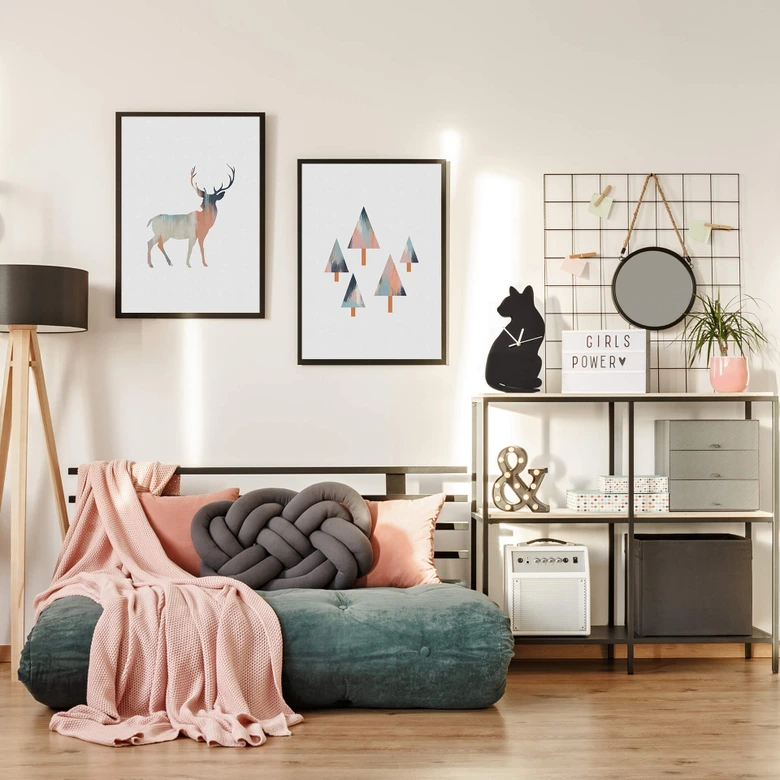Poster Orara Studio - Pastel Deer 