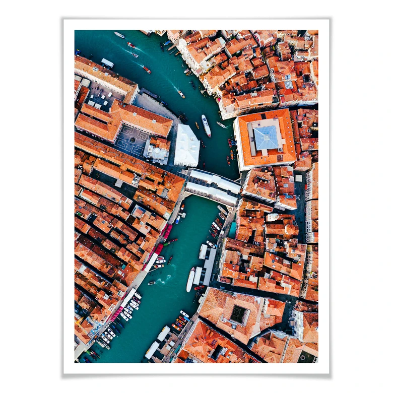 Poster Colombo - Venice from the Sky 