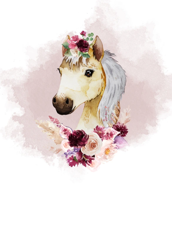 Personalisiertes Poster Pony 
