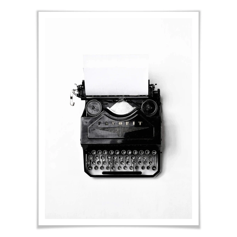 Poster Typewriter 