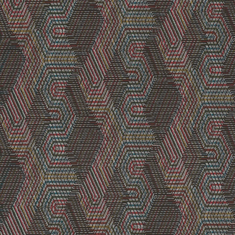 Rasch Vliestapete, Mustertapete African Queen III dunkelrot 