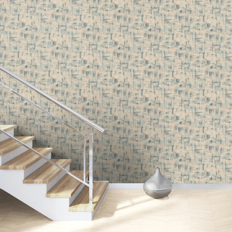 Rasch Vliestapete, Shabby-Chic Tapete Andy Wand indigoblau 