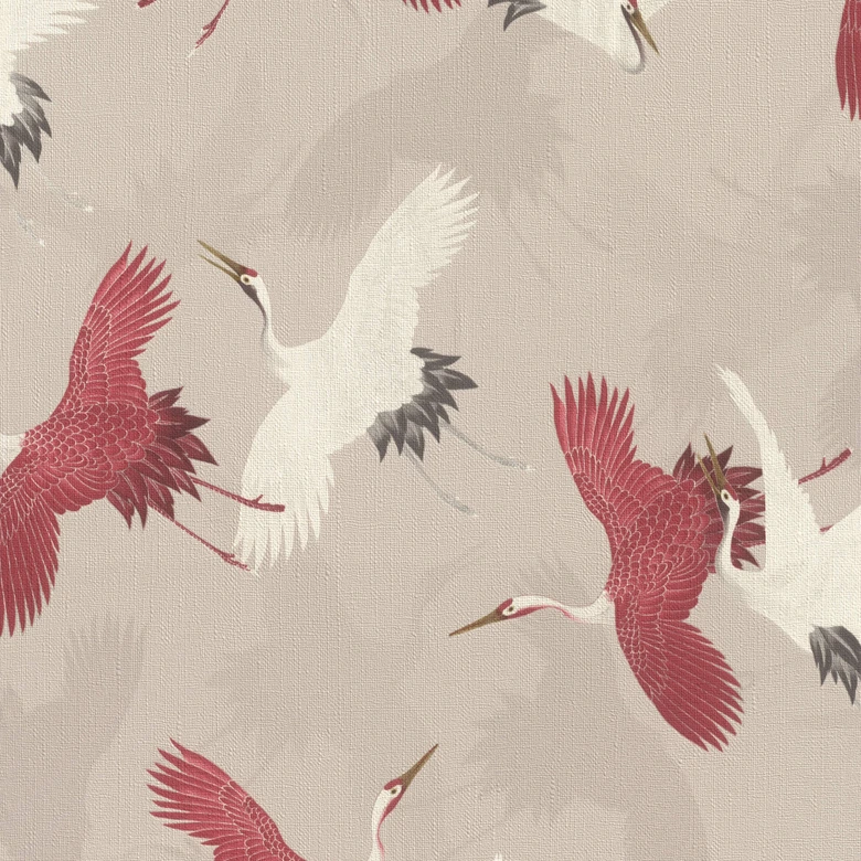 Rasch Vliestapete, Mustertapete Barbara Home Collection III warmbeige 