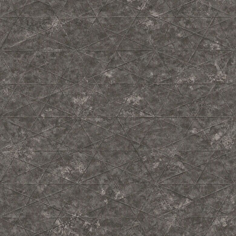 Rasch papier peint intissé, papier peint à motifs Composition gris anthracite 