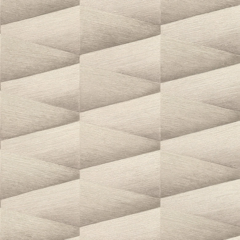 Papier peint intissé Rasch, papier peint à motifs Composition beige foncé 