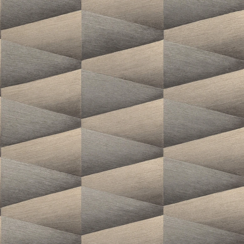 Papier peint intissé Rasch, papier peint à motifs Composition anthracite 