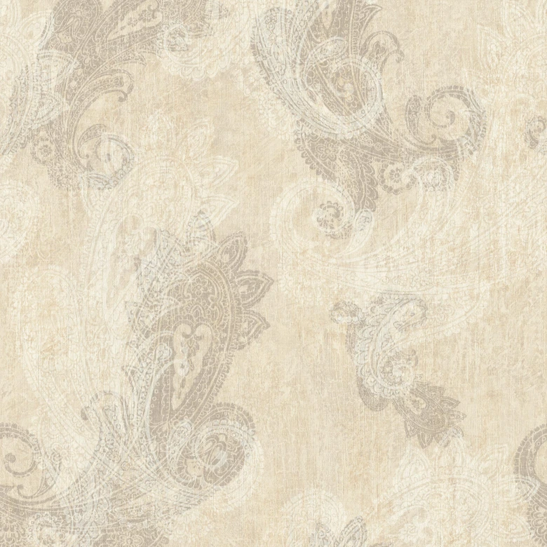 Rasch Vliestapete, Mustertapete Indian Style taupe 