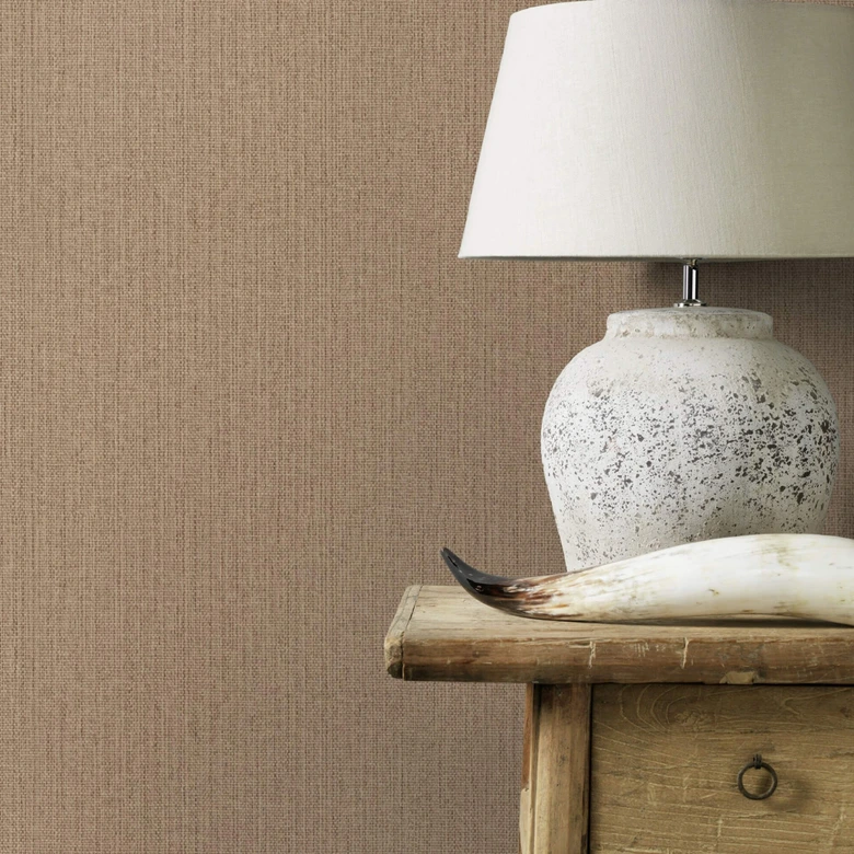 Rasch Vliestapete Kimono cappuccinobraun 
