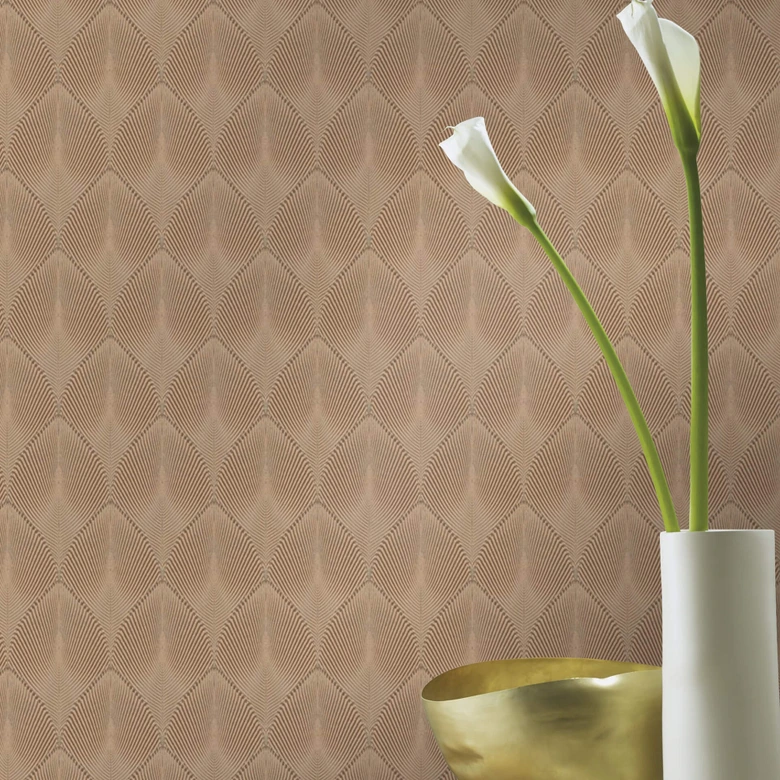 Rasch Vliesbehang Yucatan goud 